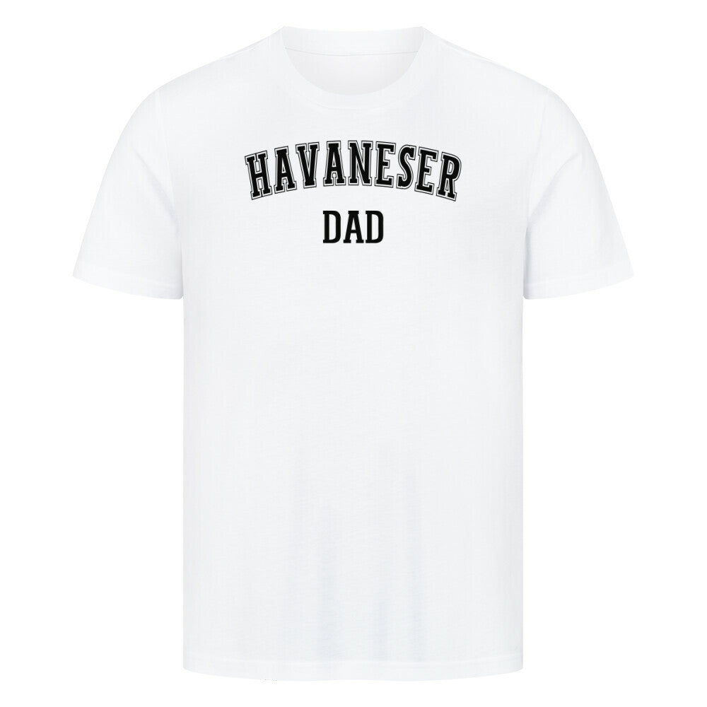 Premium T-Shirt "Havaneser - DAD" Weiß – hunde-shirt.de