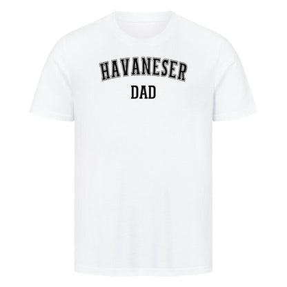 Premium T-Shirt "Havaneser - DAD" Weiß – hunde-shirt.de