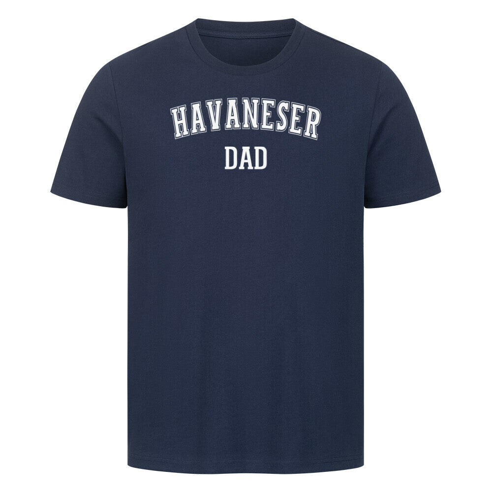Premium T-Shirt "Havaneser - DAD" French Navy – hunde-shirt.de