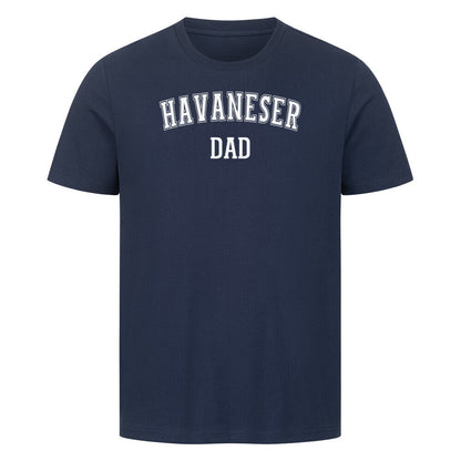 Premium T-Shirt "Havaneser - DAD" French Navy – hunde-shirt.de