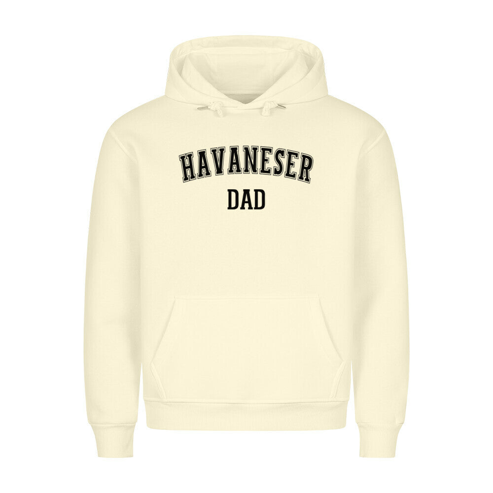 Premium Hoodie "Havaneser - DAD" Beige – hunde-shirt.de