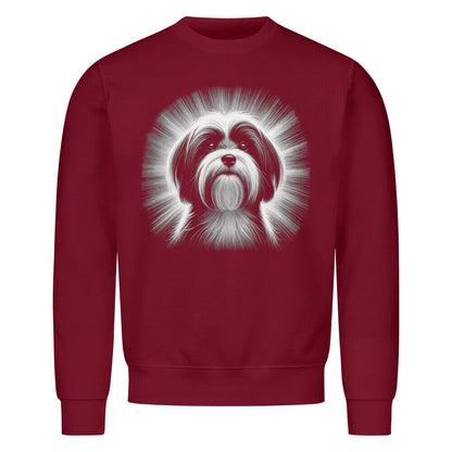 Premium Sweatshirt "Havaneser - Bright" Burgunder – hunde-shirt.de