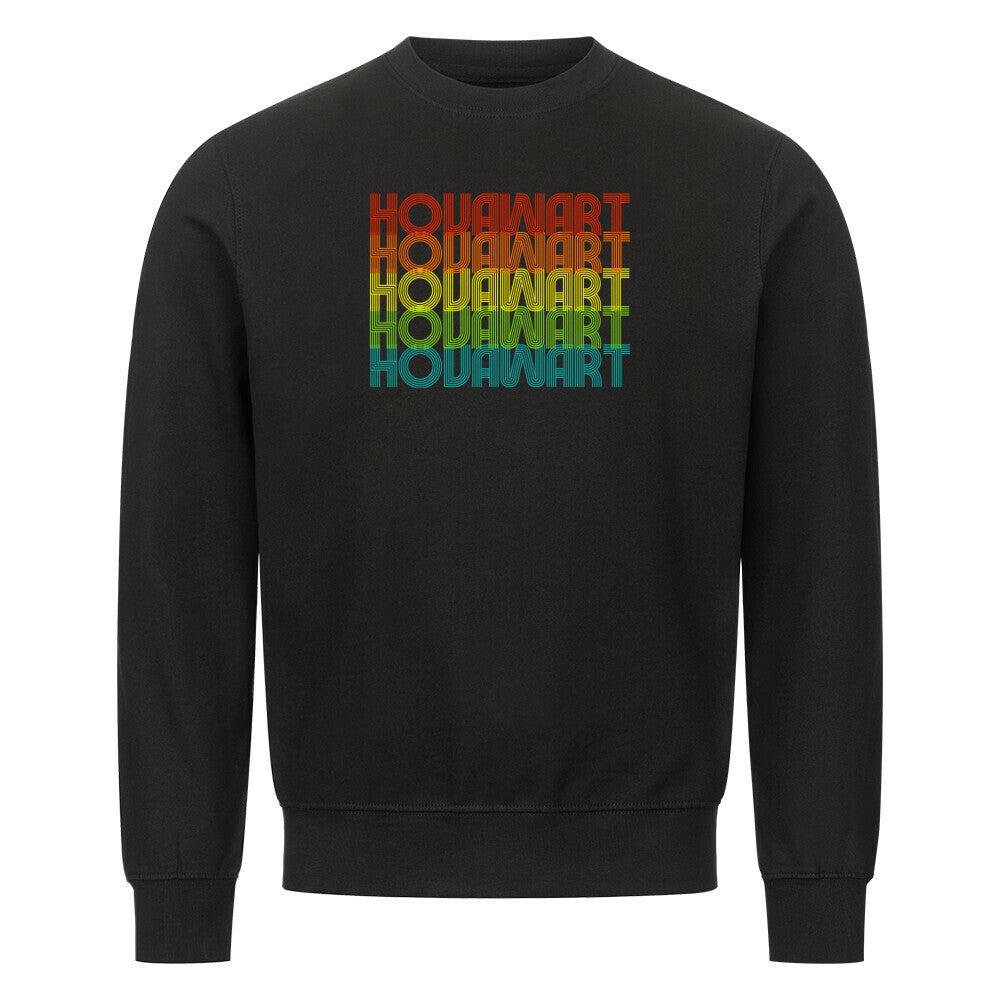 Premium Sweatshirt "Hovawart - RETRO" Schwarz – hunde-shirt.de