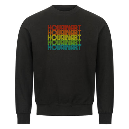 Premium Sweatshirt "Hovawart - RETRO" Schwarz – hunde-shirt.de