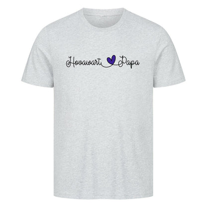 Premium T-Shirt "Hovawart - Papa" Heather Grey – hunde-shirt.de