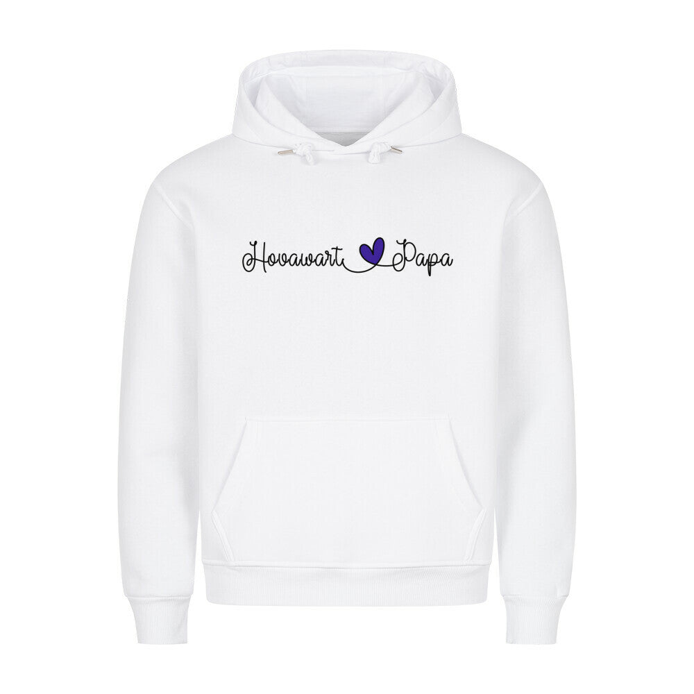 Premium Hoodie "Hovawart - Papa" Weiß – hunde-shirt.de