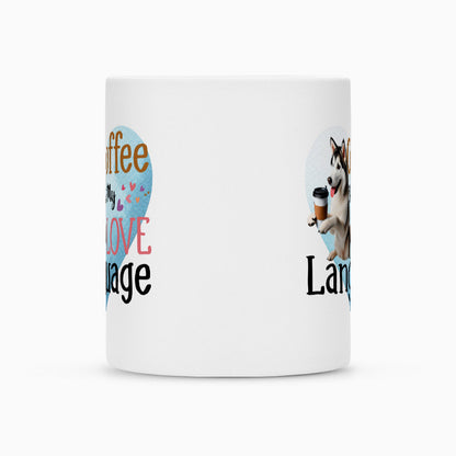 Tasse "Husky - Love Language" – hunde-shirt.de