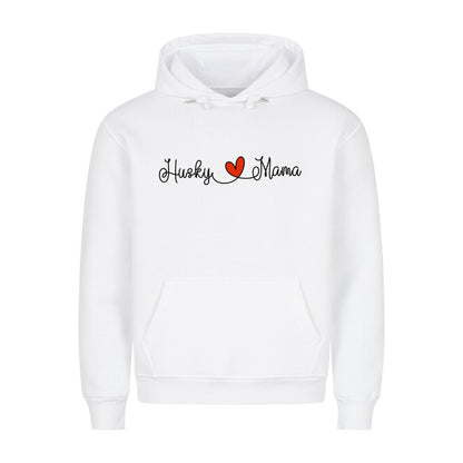 Premium Hoodie "Husky - Mama" Weiß – hunde-shirt.de