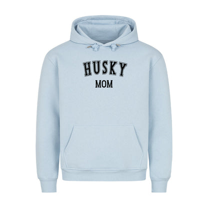 Premium Hoodie "Husky - MOM" Babyblau – hunde-shirt.de