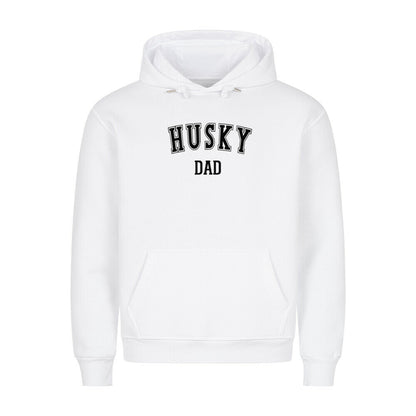 Premium Hoodie "Husky - DAD" Weiß – hunde-shirt.de