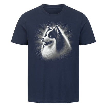 Premium T-Shirt "Icelandic Sheepdog - Bright" French Navy – hunde-shirt.de