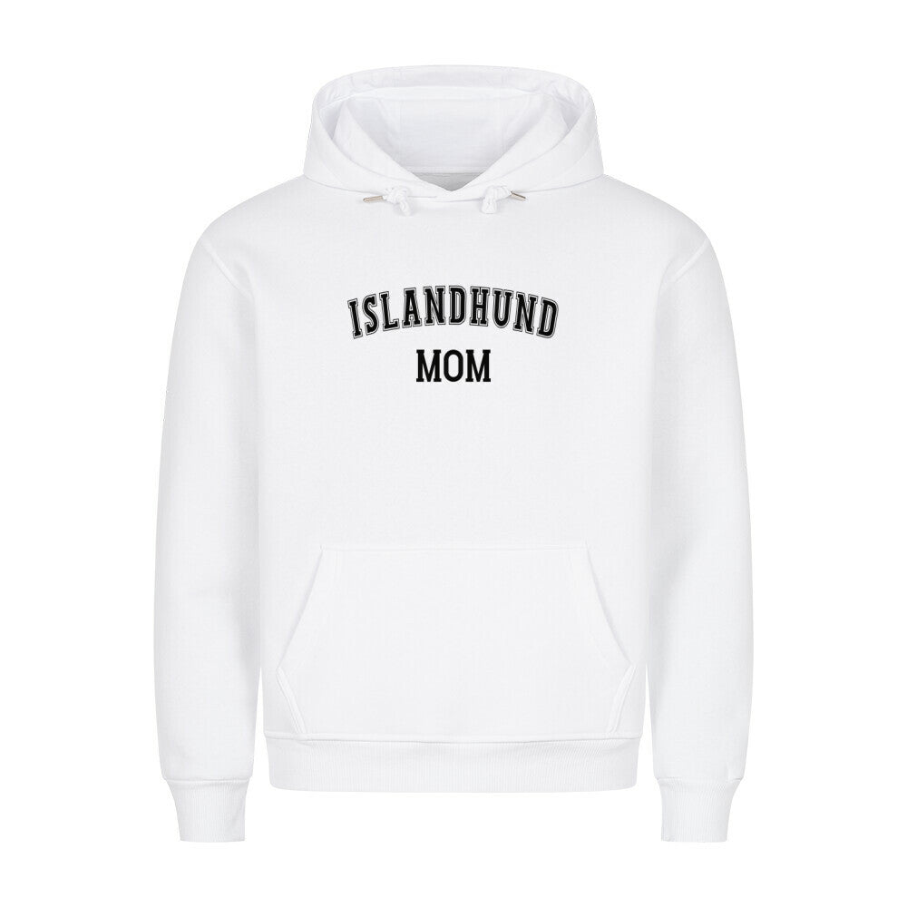 Premium Hoodie "Islandhund - MOM" Weiß – hunde-shirt.de