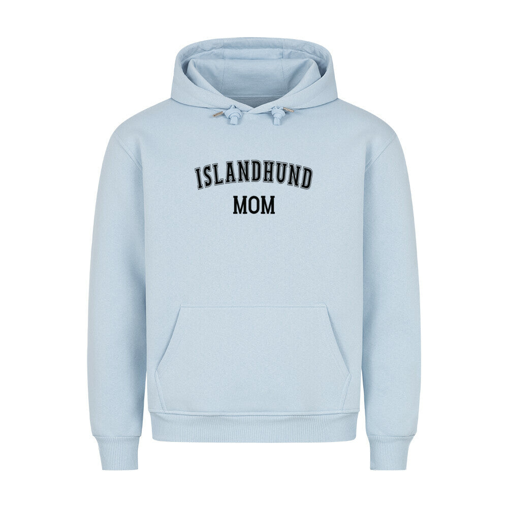 Premium Hoodie "Islandhund - MOM" Babyblau – hunde-shirt.de