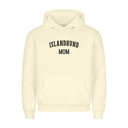 Premium Hoodie "Islandhund - MOM" Beige – hunde-shirt.de