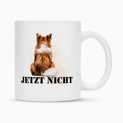 Tasse "Icelandic Sheepdog - JETZT NICHT III" Weiß – hunde-shirt.de