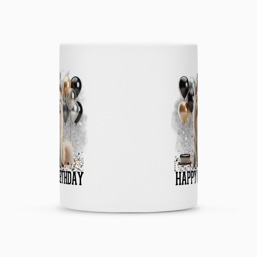 Tasse "Icelandic Sheepdog - Happy Birthday II" – hunde-shirt.de