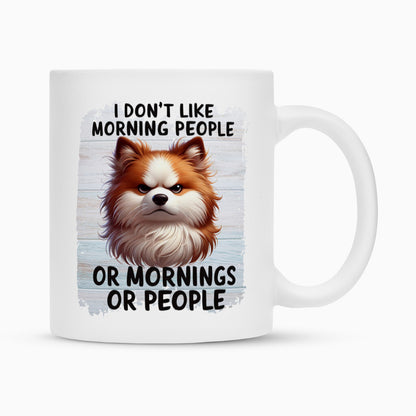 Tasse "Icelandic Sheepdog - Morning People" Weiß – hunde-shirt.de