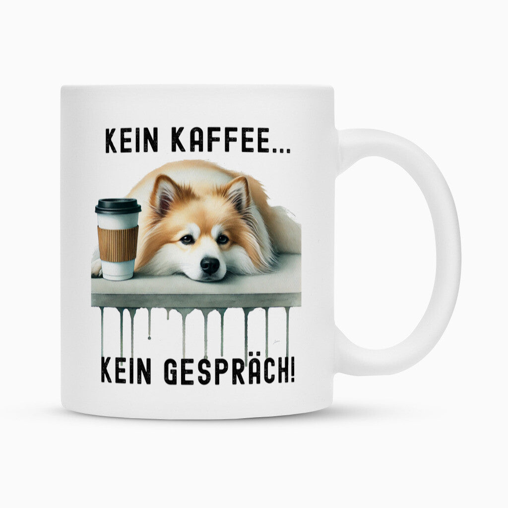 Tasse "Icelandic Sheepdog - Kein Kaffee..." Weiß – hunde-shirt.de