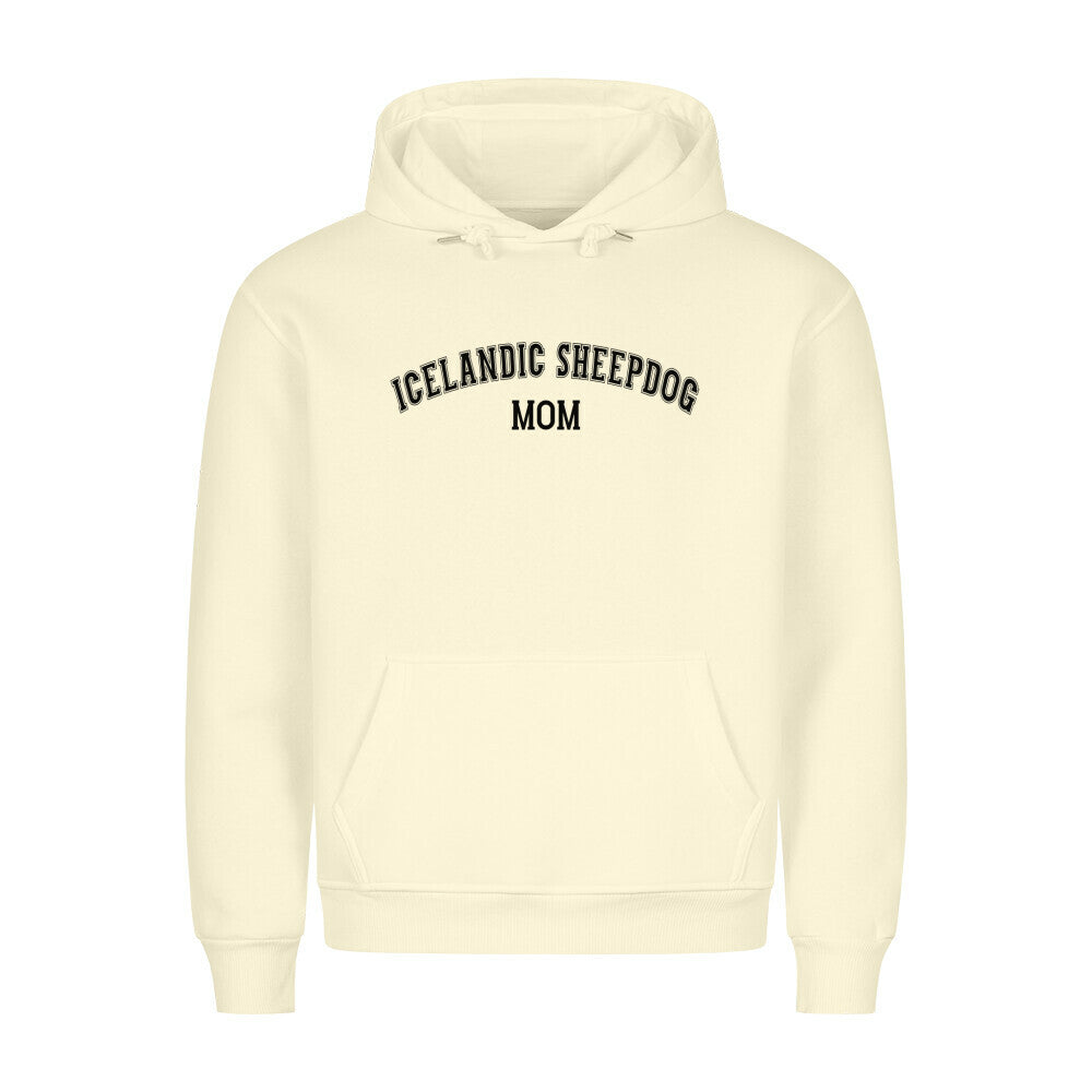 Premium Hoodie "Icelanding Sheepdog - MOM" Beige – hunde-shirt.de