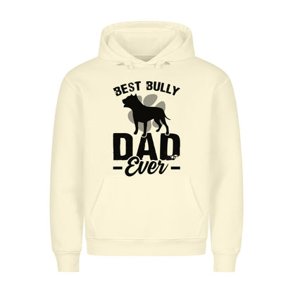 Premium Hoodie "American Bully XL / XXL - Best Dad" Beige – hunde-shirt.de