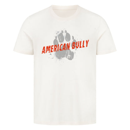 Premium T-Shirt "American Bully XL / XXL - PAW" Natural Raw – hunde-shirt.de