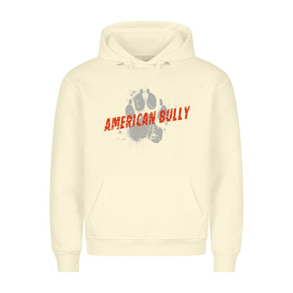 Premium Hoodie "American Bully XL / XXL - PAW" Beige – hunde-shirt.de