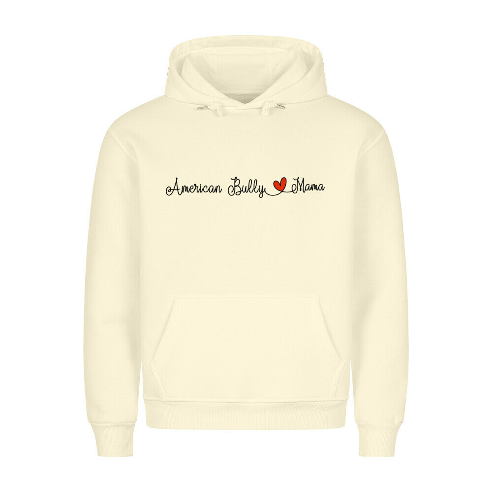 Premium Hoodie "American Bully XL / XXL - Mama" Beige – hunde-shirt.de