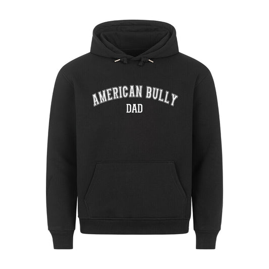 Premium Hoodie "American Bully XL / XXL - DAD" Schwarz – hunde-shirt.de