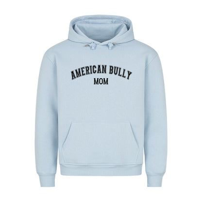 Premium Hoodie "American Bully XL / XXL - MOM" Babyblau – hunde-shirt.de