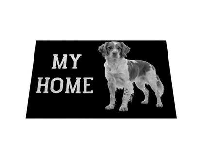 Fußmatte "Brittany Spaniel - My Home" – hunde-shirt.de