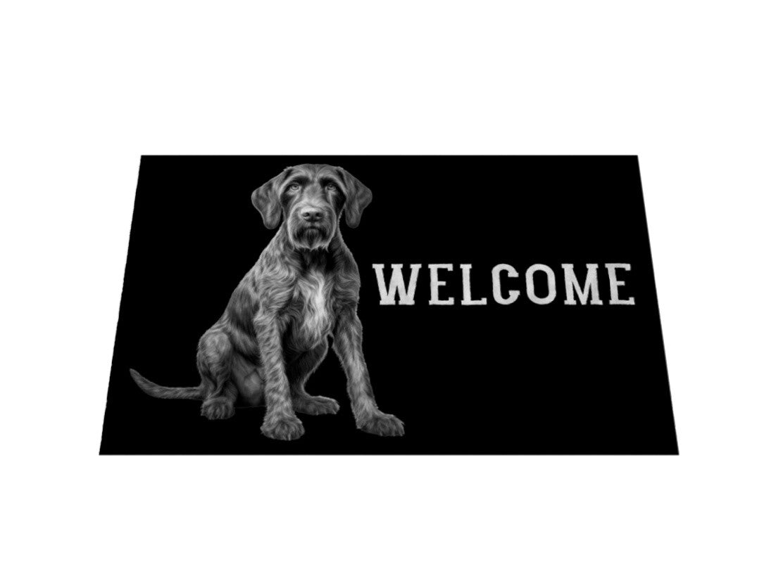 Fußmatte "Deutsch Drahthaar - WELCOME" – hunde-shirt.de