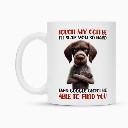 Tasse "Deutsch Drahthaar - Touch my Coffee" – hunde-shirt.de