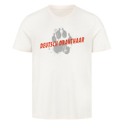 Premium T-Shirt "Deutsch Drahthaar - PAW" Natural Raw – hunde-shirt.de