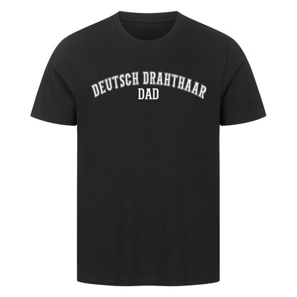 Premium T-Shirt "Deutsch Drahthaar - DAD" Schwarz – hunde-shirt.de