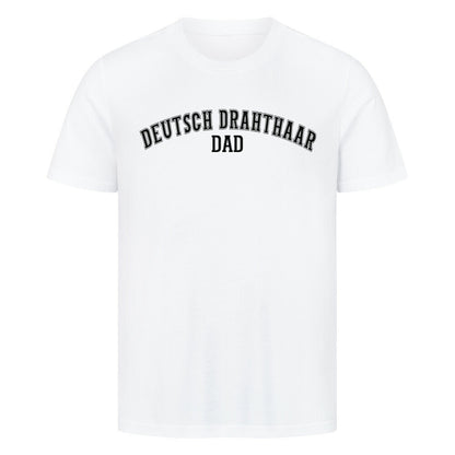 Premium T-Shirt "Deutsch Drahthaar - DAD" Weiß – hunde-shirt.de