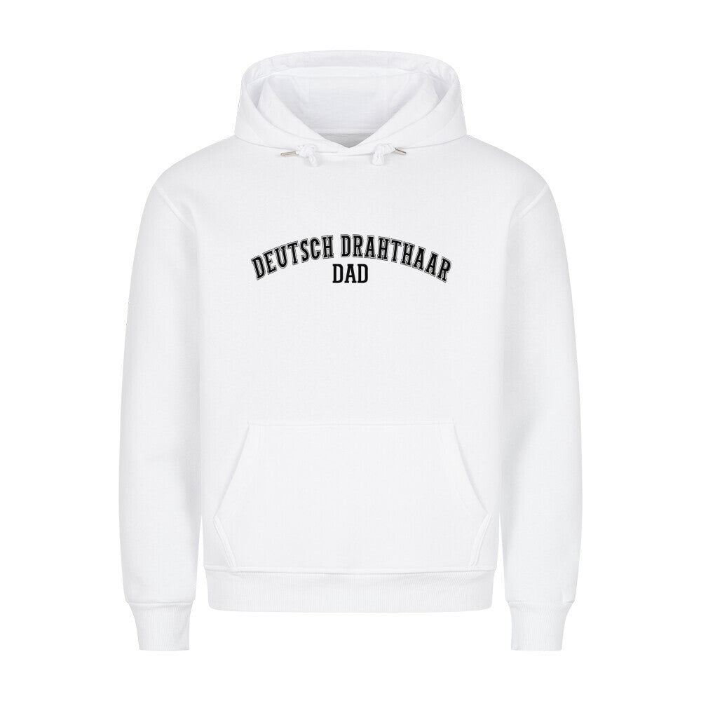 Premium Hoodie "Deutsch Drahthaar - DAD" Weiß – hunde-shirt.de