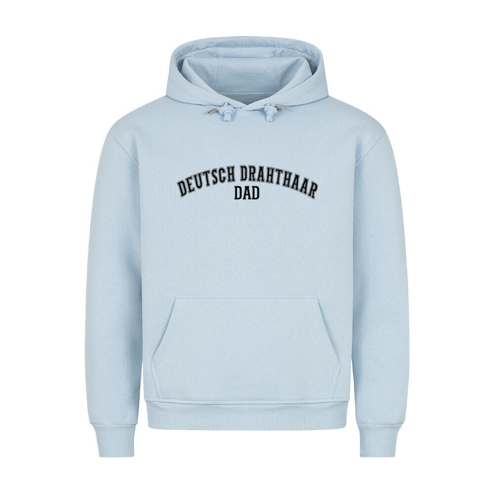 Premium Hoodie "Deutsch Drahthaar - DAD" Babyblau – hunde-shirt.de