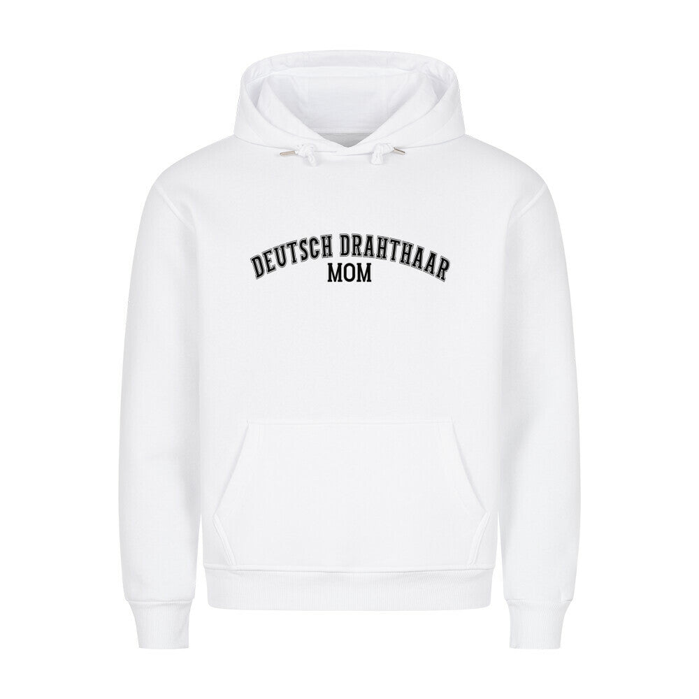 Premium Hoodie "Deutsch Drahthaar - MOM" Weiß – hunde-shirt.de