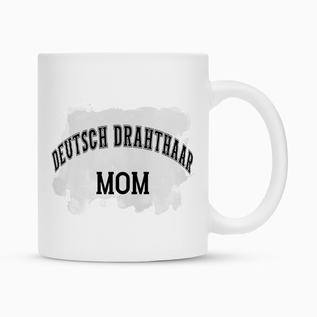 Tasse "Deutsch Drahthaar - MOM" Weiß – hunde-shirt.de