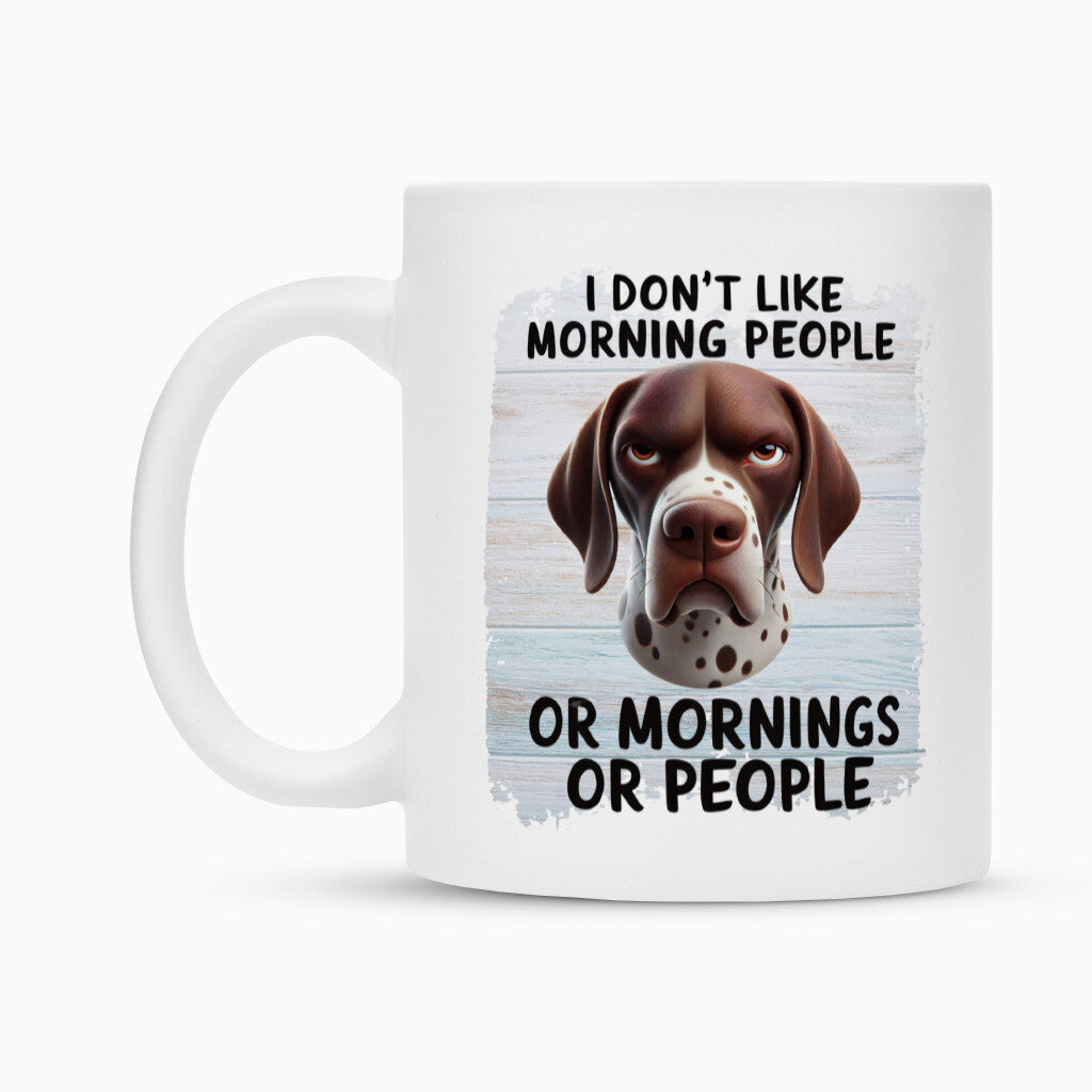 Tasse "Deutsch Kurzhaar - Morning People" – hunde-shirt.de