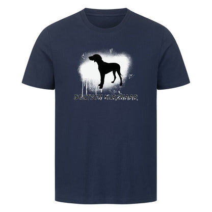 Premium T-Shirt "Deutsch Kurzhaar - Brush" French Navy – hunde-shirt.de