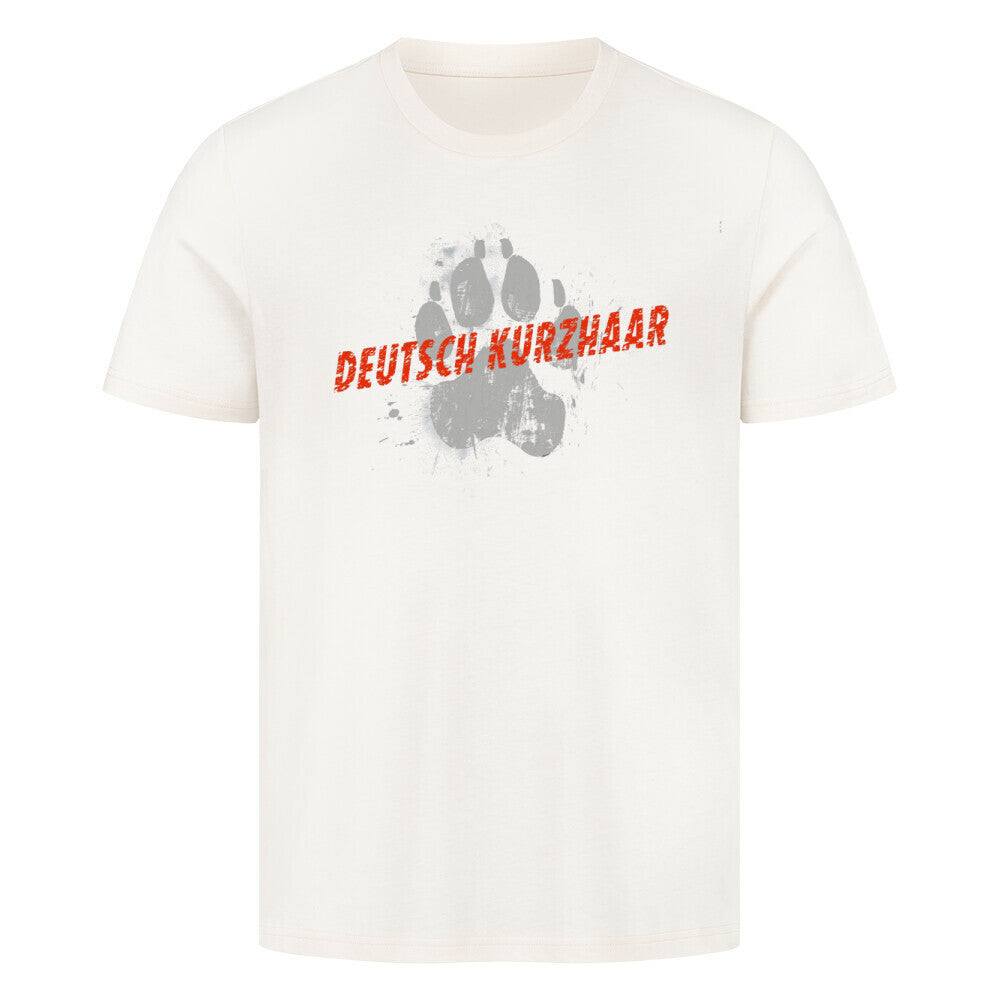 Premium T-Shirt "Deutsch Kurzhaar - PAW" Natural Raw – hunde-shirt.de