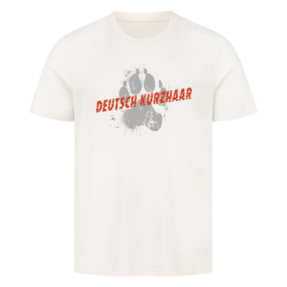 Premium T-Shirt "Deutsch Kurzhaar - PAW" Natural Raw – hunde-shirt.de