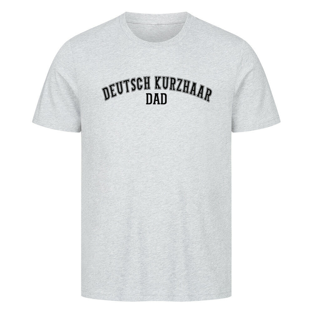 Premium T-Shirt "Deutsch Kurzhaar - DAD" Heather Grey – hunde-shirt.de