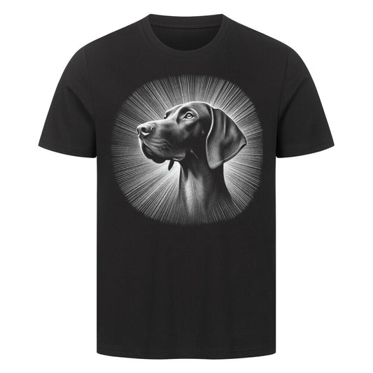 Premium T-Shirt "Deutsch Kurzhaar - Shine" Schwarz – hunde-shirt.de