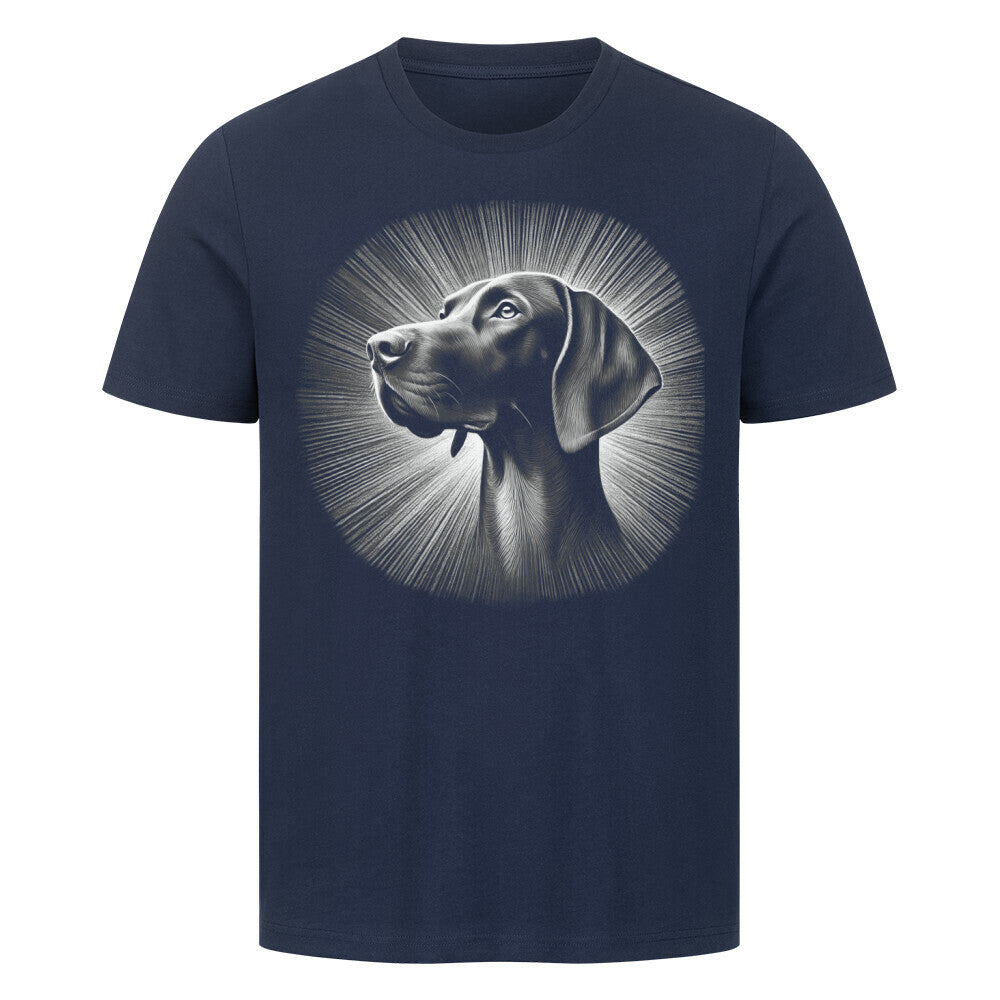 Premium T-Shirt "Deutsch Kurzhaar - Shine" French Navy – hunde-shirt.de