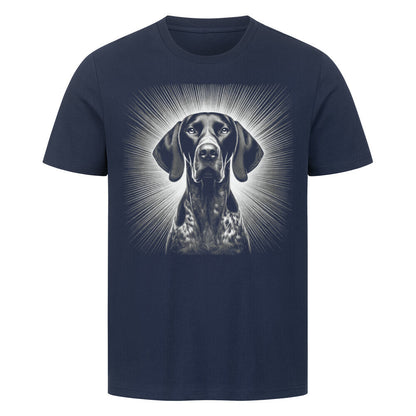 Premium T-Shirt "Deutsch Kurzhaar - Bright" French Navy – hunde-shirt.de