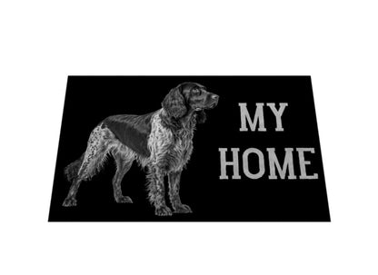 Fußmatte "Deutsch Langhaar- MY HOME" – hunde-shirt.de