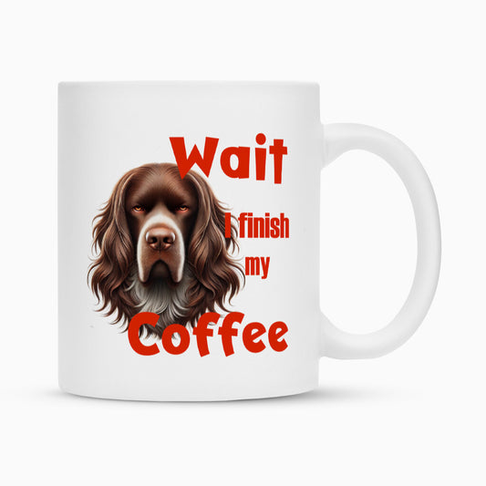 Tasse "Deutsch Langhaar- Wait" Weiß – hunde-shirt.de