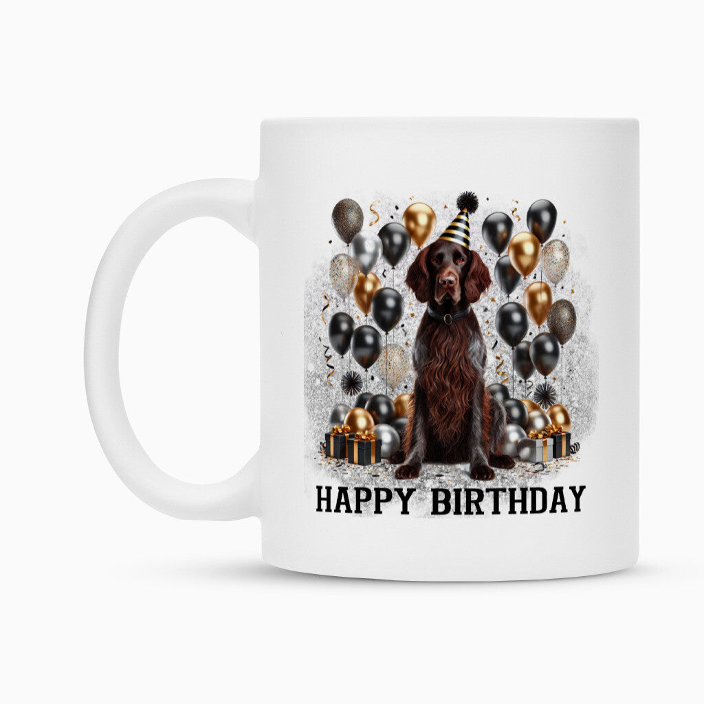 Tasse "Deutsch Langhaar- Happy Birthday II" – hunde-shirt.de